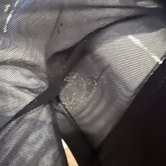 VINTAGE NICOLE BAKTI JERSEY RHINESTONE EMBELLISHED GOWN SIZE L LARGE - Picture 6 of 12